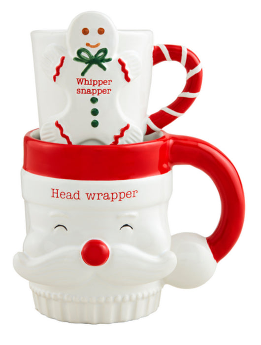 Christmas Big & Little Mug 2 Piece Set by Mudpie