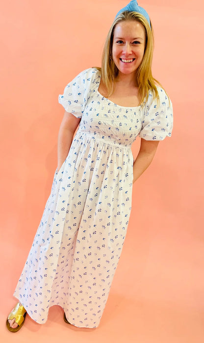 Simply Floral Maxi Dress by Simply Southern. L & XL Only