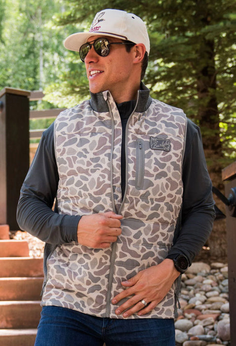 Burlebo Classic Deer Camo Puffer Vest