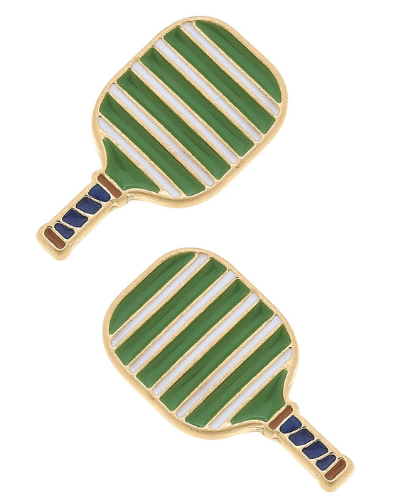 Ellie Pickleball Paddle Stud Earrings - 2 Colors!