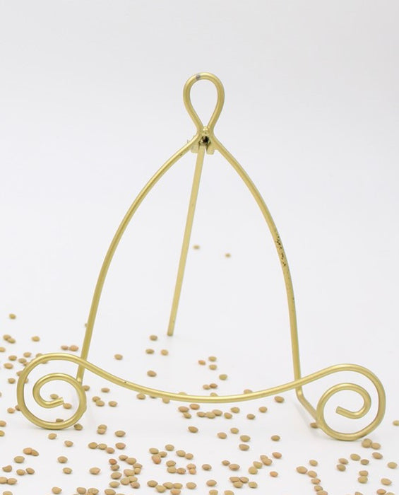 7" Gold Scroll Easel