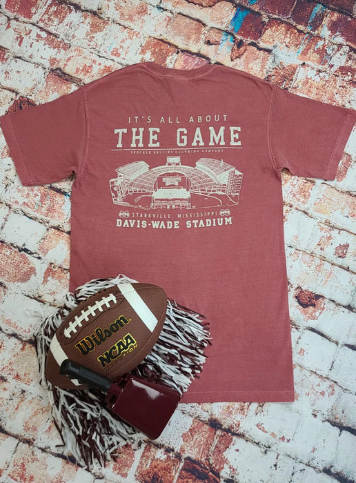 Mississippi State MSU The Game Tee. Davis Wade Stadium