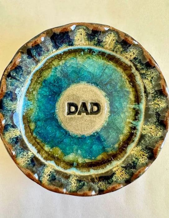 Pottery Trinket Dish with Dad