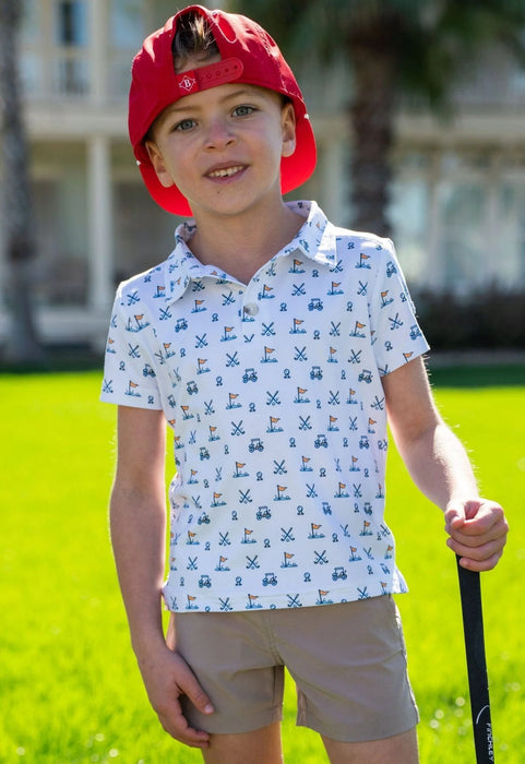 TODDLER/YOUTH Burlebo Hole in One Performance Polo