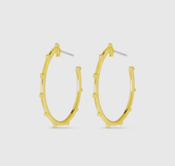 Dorothy Polished Hoop Earrings