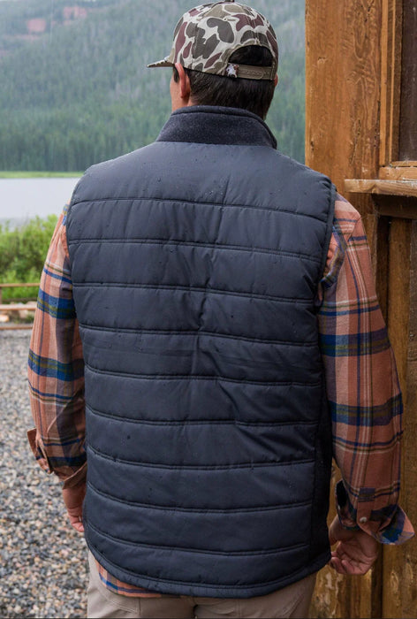 Burlebo Gun Metal Grey Puffer Vest