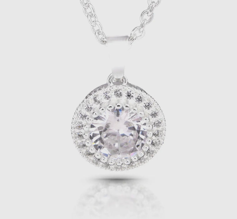 Silver Halo Necklace