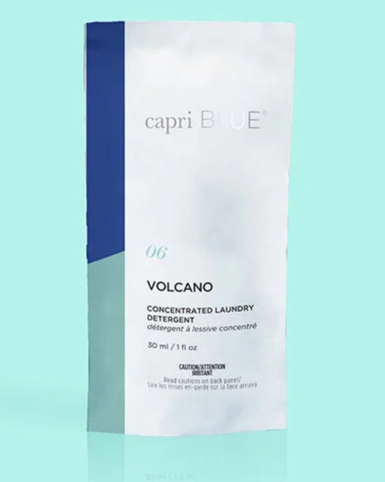 Single Load of Volcano Laundry Detergent. 1oz size.