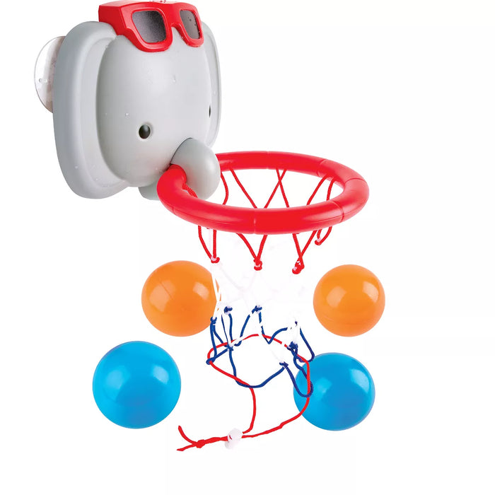 Elephant Pal Bathtub Basketball Hoop with 4 Floating Soft Balls