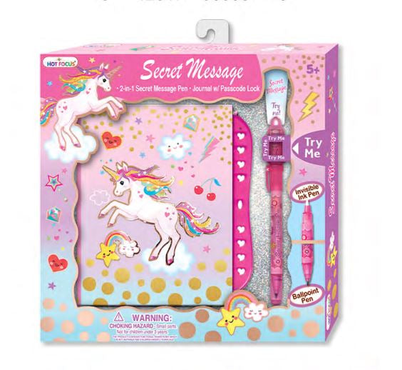 Secret Message Journal Set - 4 Styles!