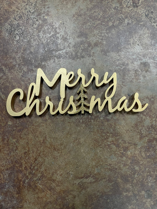 8in Merry Christmas Sign