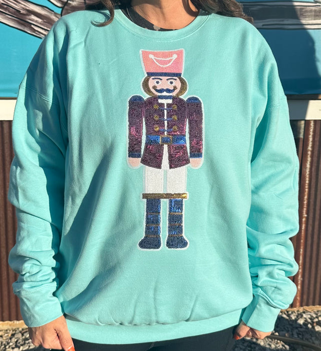 Sequin Christmas Sweatshirts by Barlow Blue