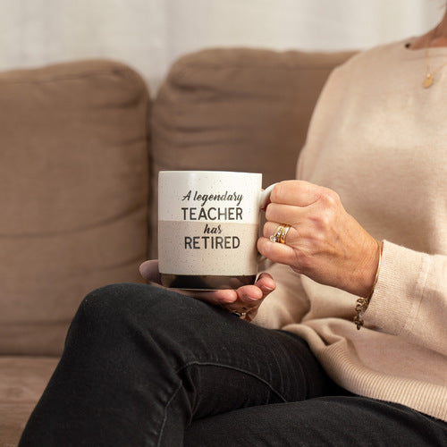 Legendary Teacher Retired Coffee Cup
