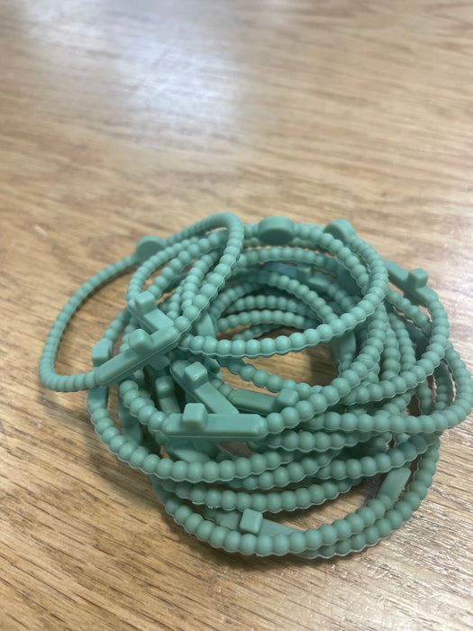 Silicone Cross Bracelets- Kid Sizes