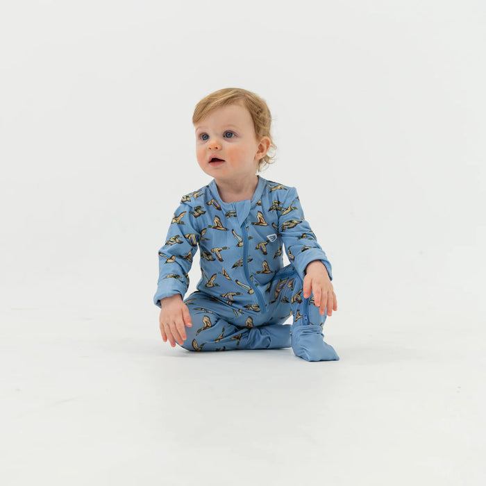 Burlebo Jumbo Mallards Baby Zip Up