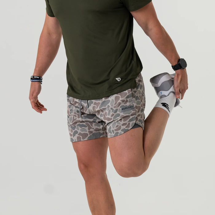 Burlebo Classic Deer Camo Men’s Training Shorts