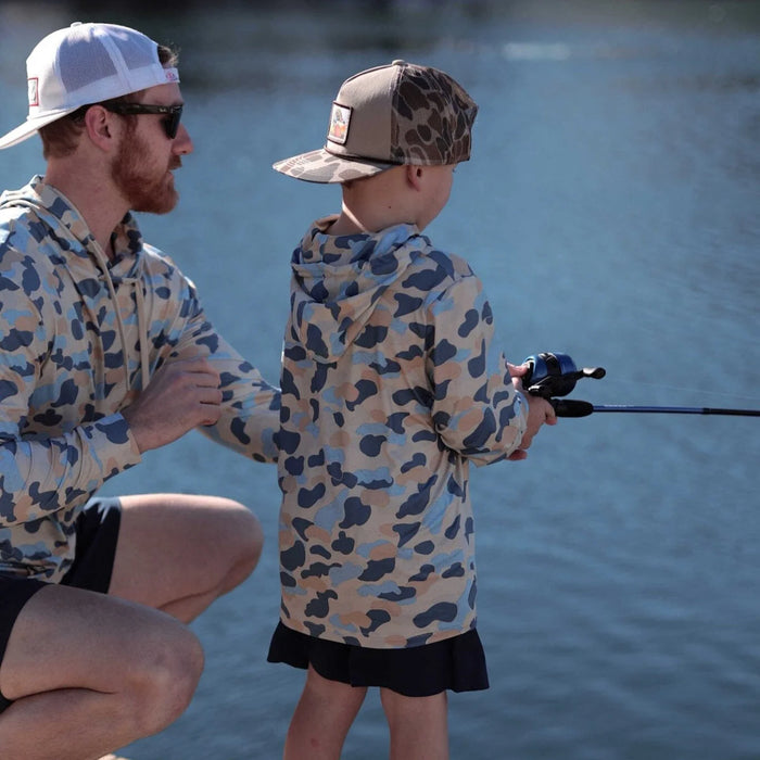 YOUTH Burlebo Rockport Camo Performance Hoodie