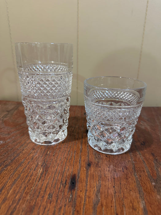 Vintage Anchor Hocking Wexford Drinking Glassware