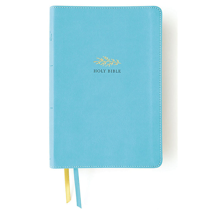 NIV Women's Devotional Bible - Teal LeatherSoft; LARGE Print