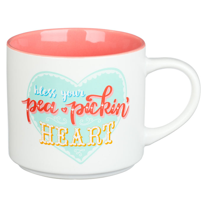Pea Pickin' Heart Coffee Cup