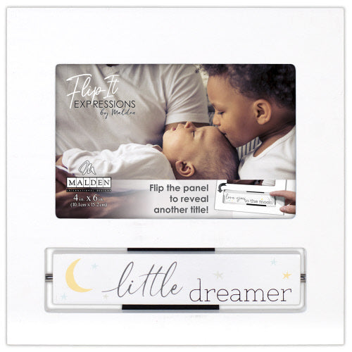 Love You to the Moon/Little Dreamer (4x6) Picture Frame