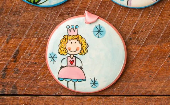 Princess Ornament. Can be personalized with names, dates & more!