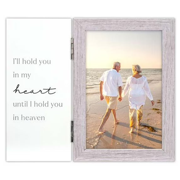 4x6 Memorial "I'll Hold You in My Heart Until I Hold You in Heaven"