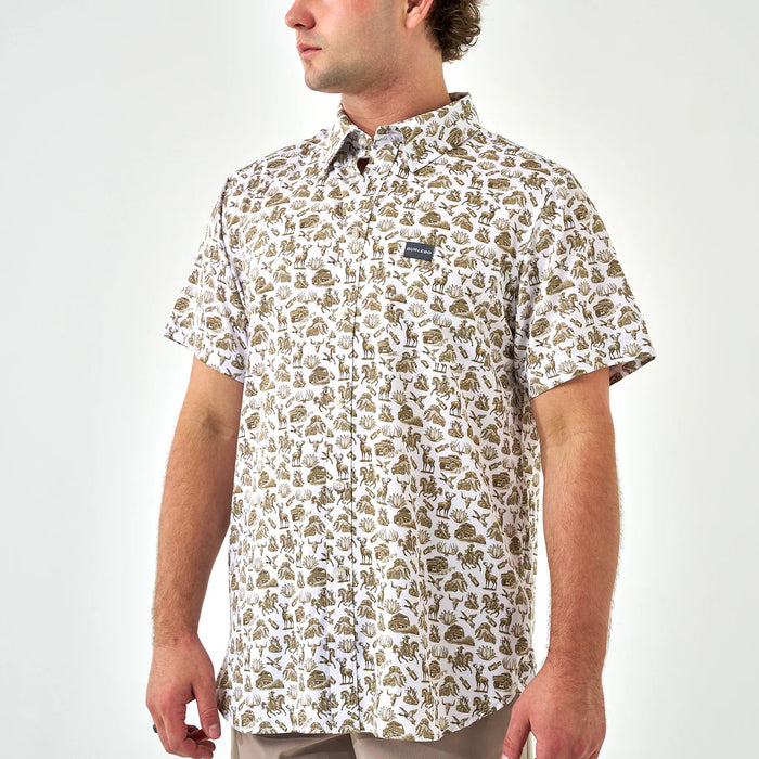 Burlebo Into the Wild Performance Button Up- Available Small-2XL