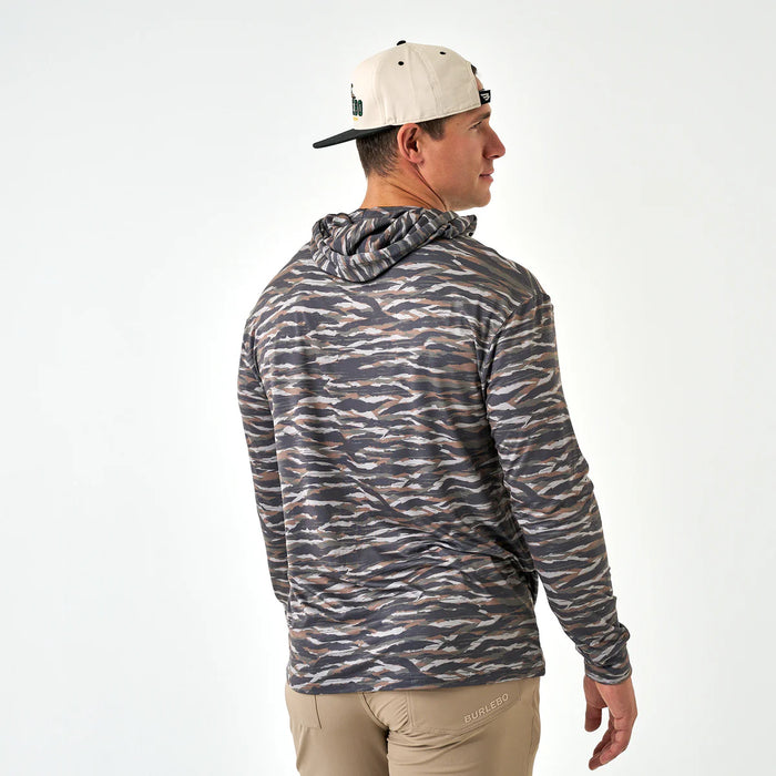 Burlebo Tiger Stripe Camo Performance Hoodie