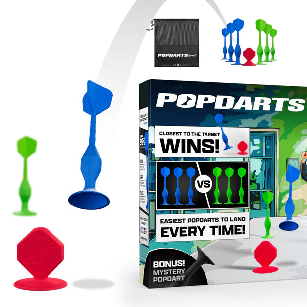 Blue & Green Rookie Pack Popdarts. Family Fun Game