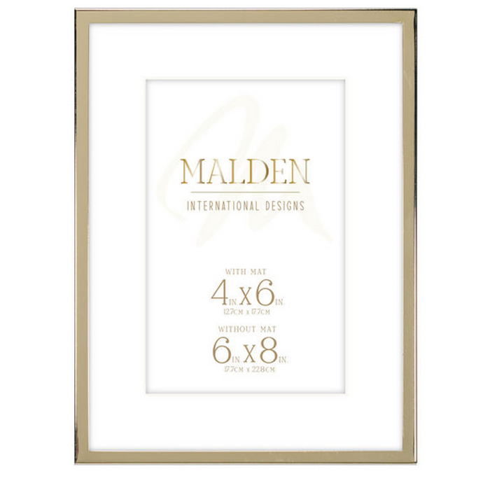 4x6/6x8 Gold Metal Matted Frame
