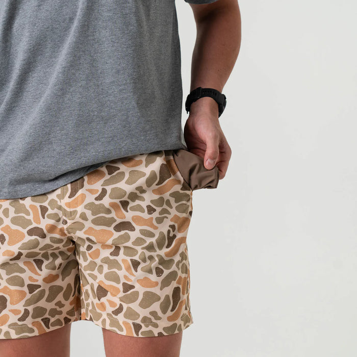 Men's Burlebo Venado Camo Everyday Shorts with 7" Inseam