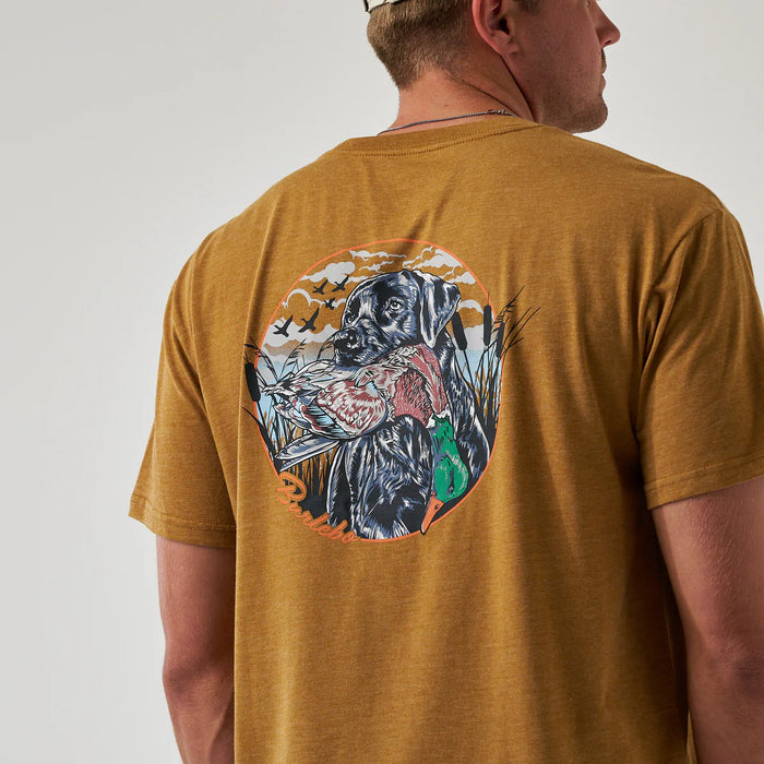 Burlebo Duck and Dog Light Brown Men's Tee
