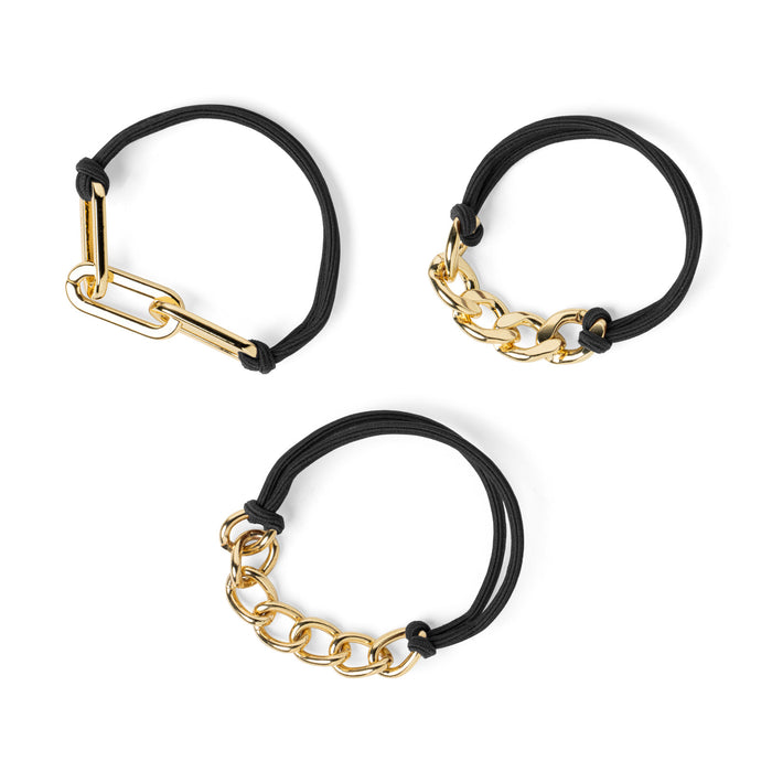 So Extra Bracelet Hair Tie, Set of 3- Available in 3 Colors!