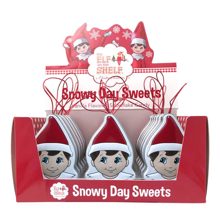 Elf on the Shelf Snowy Day Sweets Candy in Tin Ornament