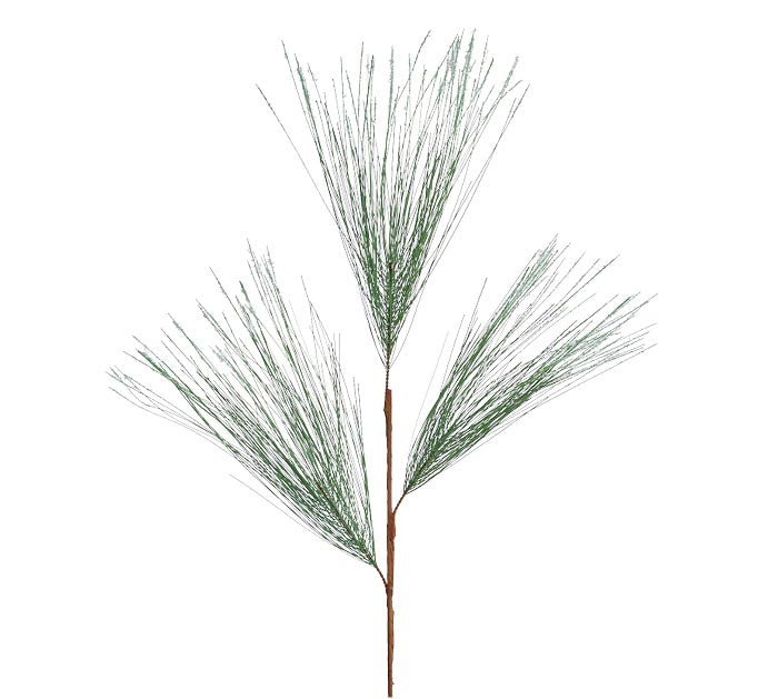 Floral Spray Iced Pine 37"