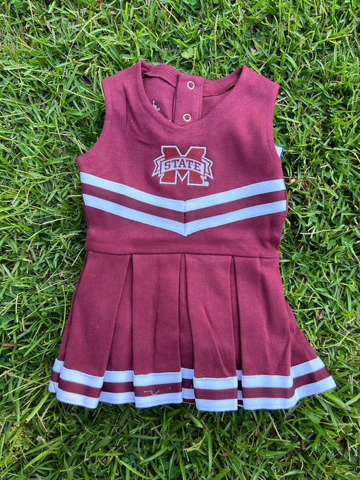 MSU or Ole Miss Infant Cheer Suit (sizes 3/6m-24m)