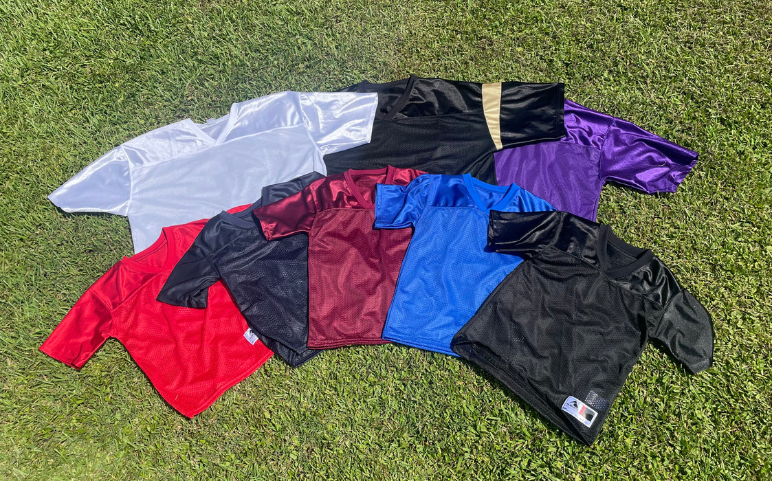 YOUTH Football Fan Jersey - Price INCLUDES Customization. If you don't see the size or color you need please contact us! We can probably get it. We can do any school or team. PRICE INCLUDES TEAM CUSTOMIZATIONS.
