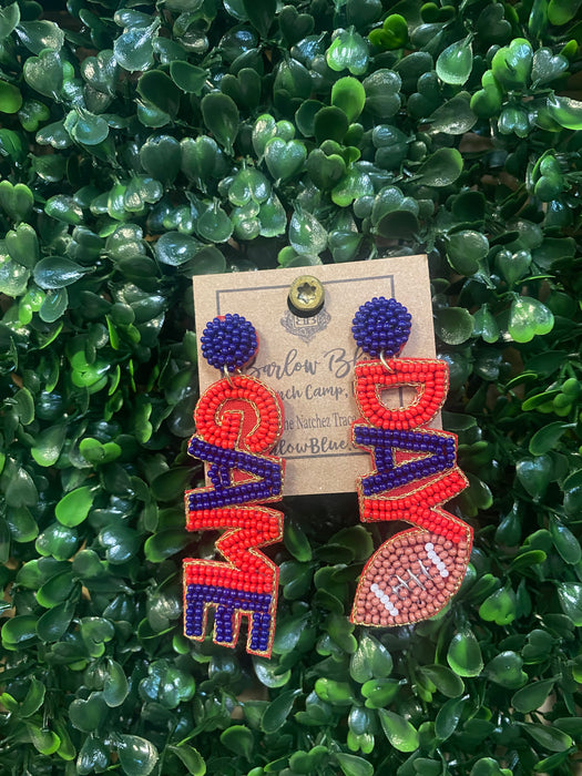 Gameday Beaded Earrings