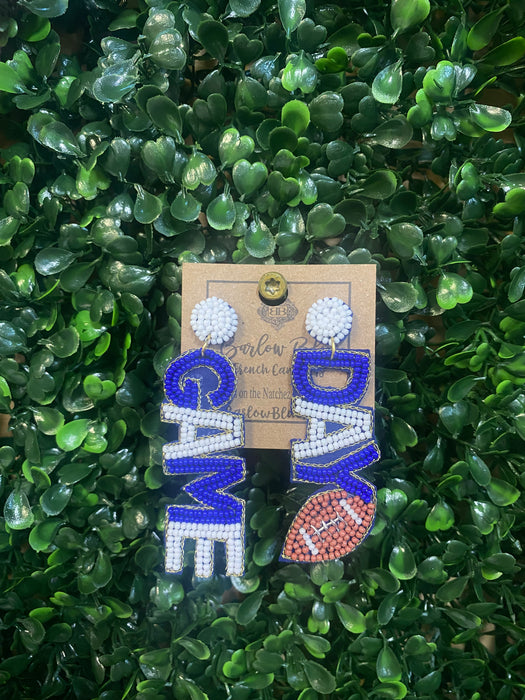 Gameday Beaded Earrings