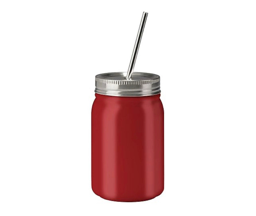 50% OFF Mason Jar 16oz Stainless Steel Tumblers. Personalization not included.
