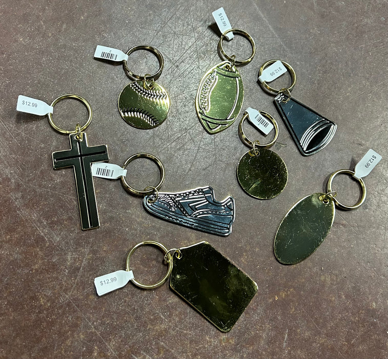 Personalized Brass Keychains - 8 Styles!