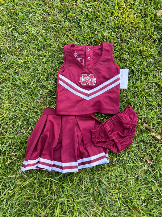 MSU or Ole Miss 3pc Cheer Suit (sizes 2T-8)