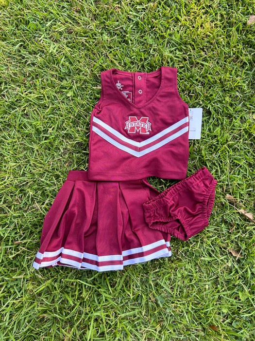 MSU or Ole Miss 3pc Cheer Suit (sizes 2T-8)