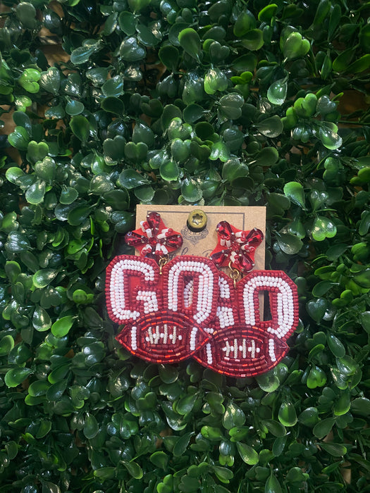 GO Beaded Earrings - 5 Colors!