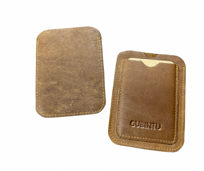 Simple Men’s Leather Wallet / Card Holder - Personalization Included!