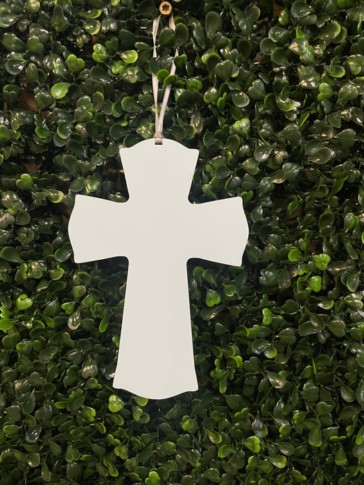 Small Cross Ornaments. Can be personalized to say whatever you want.