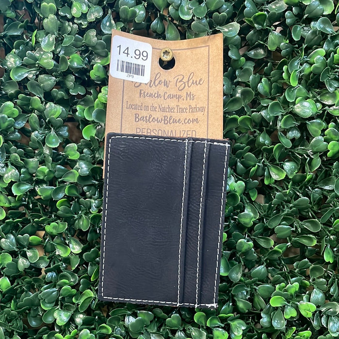 Men’s Credit Card Holder & Money Clip - Personalization Included!