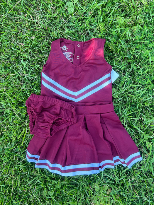 Blank 3pc Cheer Suits (sizes 2T-8)  Customization can be done for an additional fee. Contact us if you don't see the size/color you need.