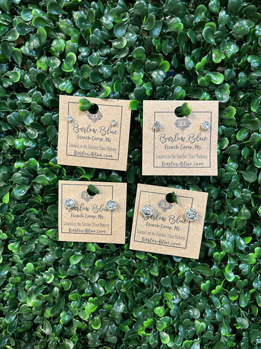Diamond Stud Earrings - 2 Colors!